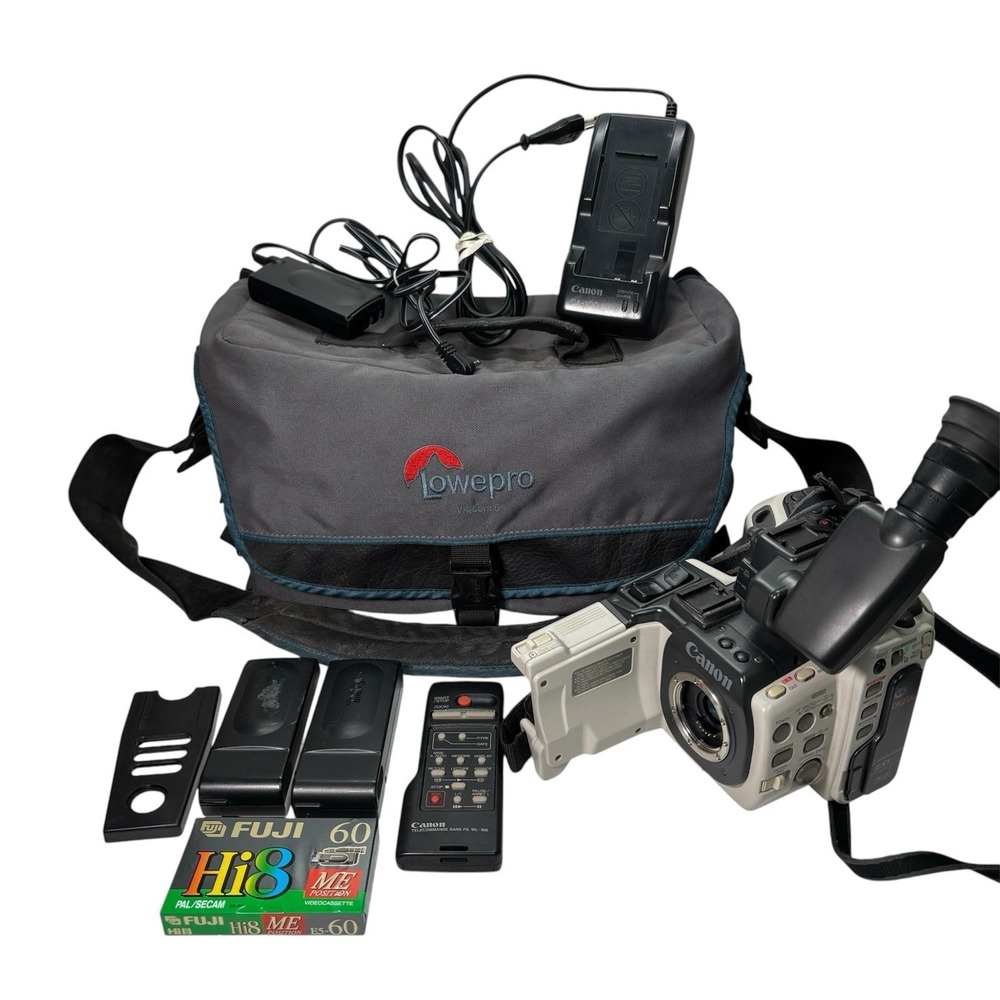 Canon Canovision EX1 Hi Hi 8 Camcorder Camera & Recorder With Accessories Bundle